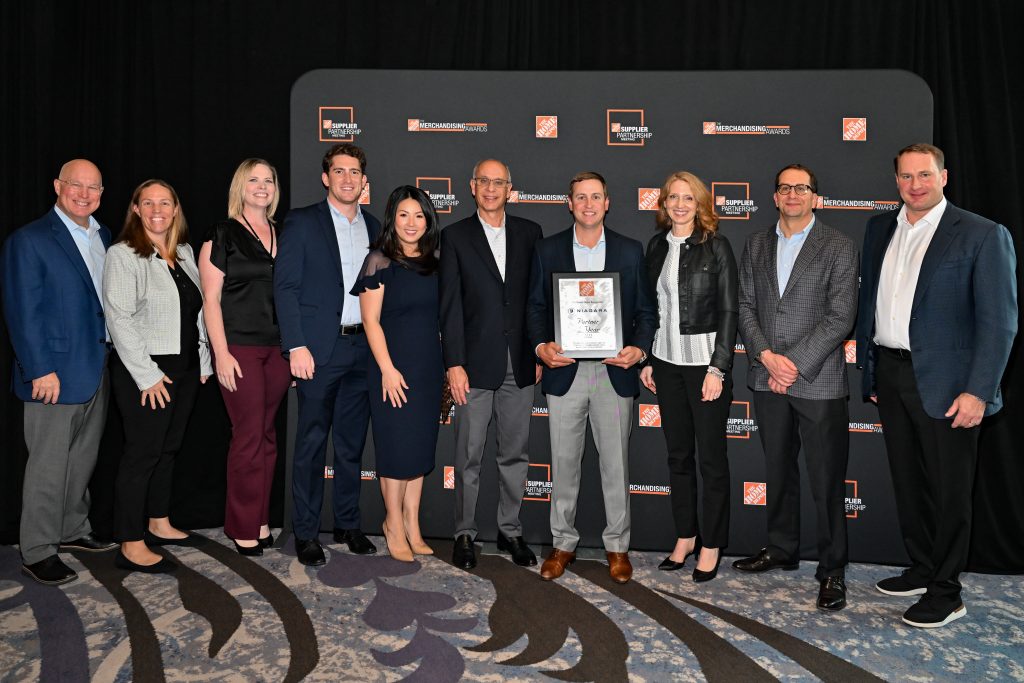 The Home Depot Honors Niagara as a Kitchen and Bath Partner of the Year
